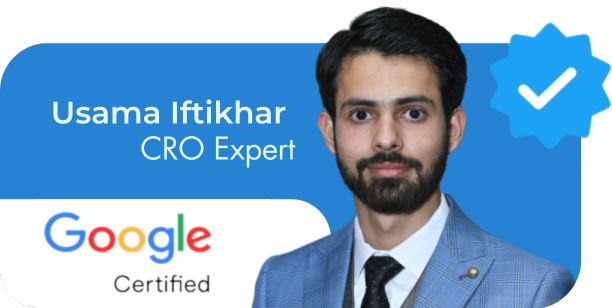 Usama Iftikhar Google Certified CRO Expert