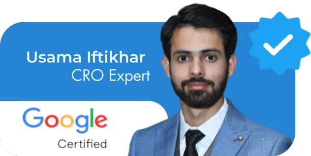 Usama Iftikhar Google Certified CRO Expert